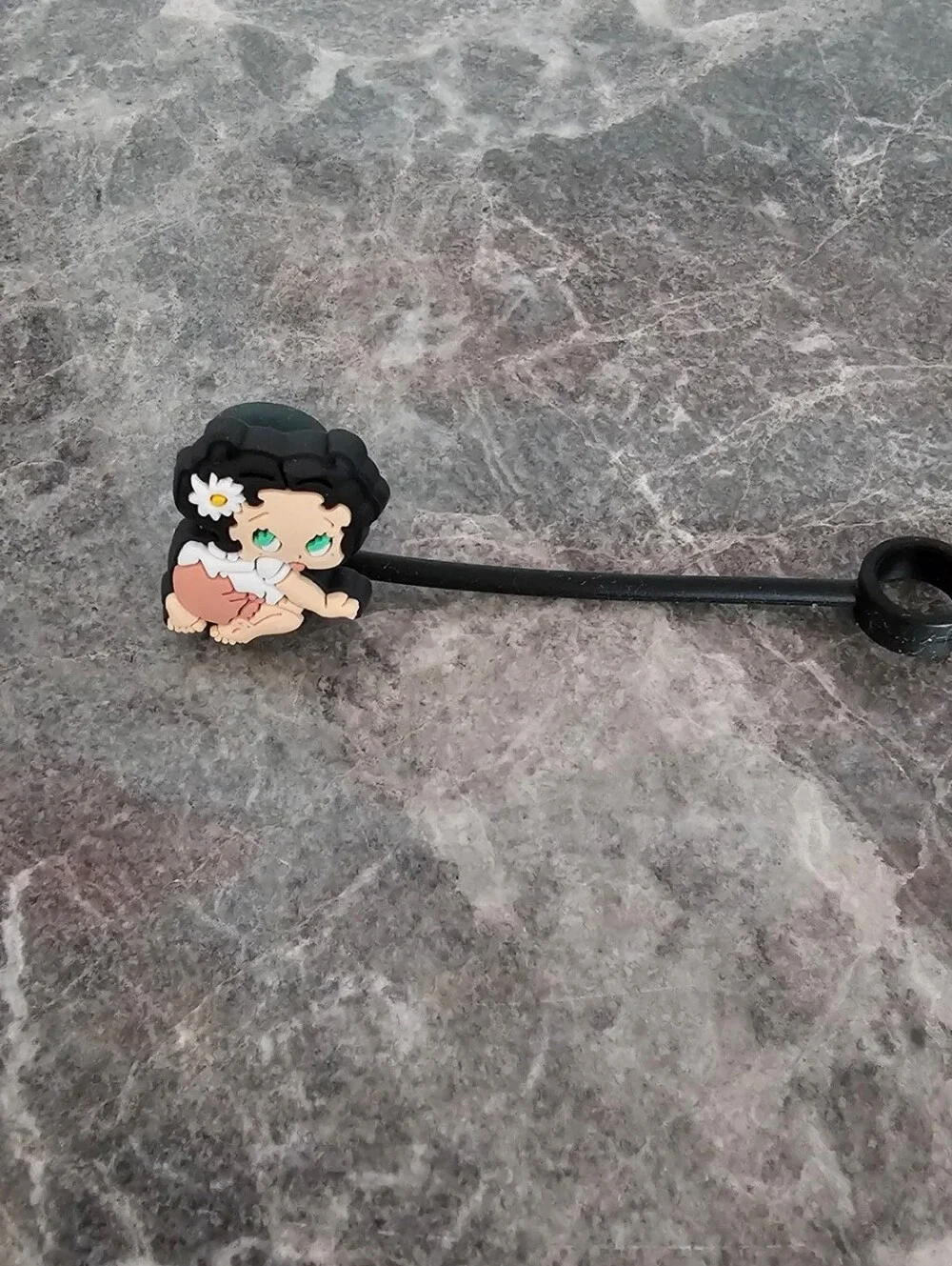 NWT Betty Boop Reusable Straw Cover Accessory